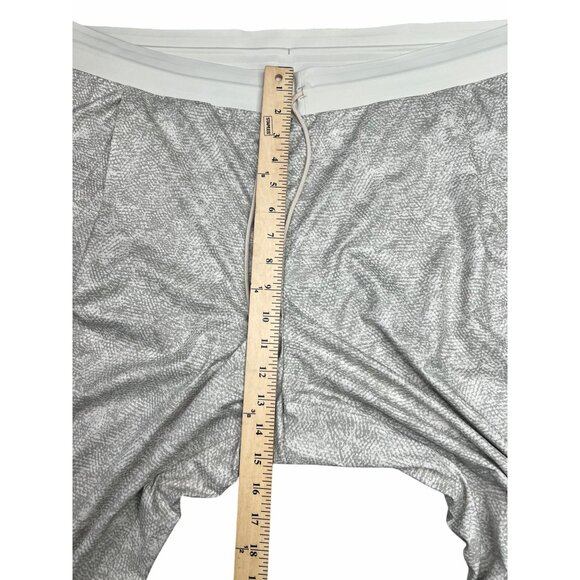 Athleta Venture Printed Jogger Pants Light Gray Stretch Size 20W - Picture 11 of 13